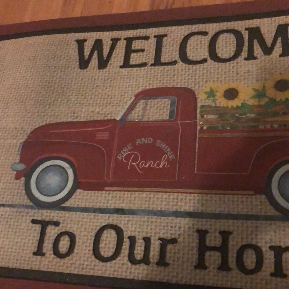 ✨NWT✨ Welcome Truck Door Mat